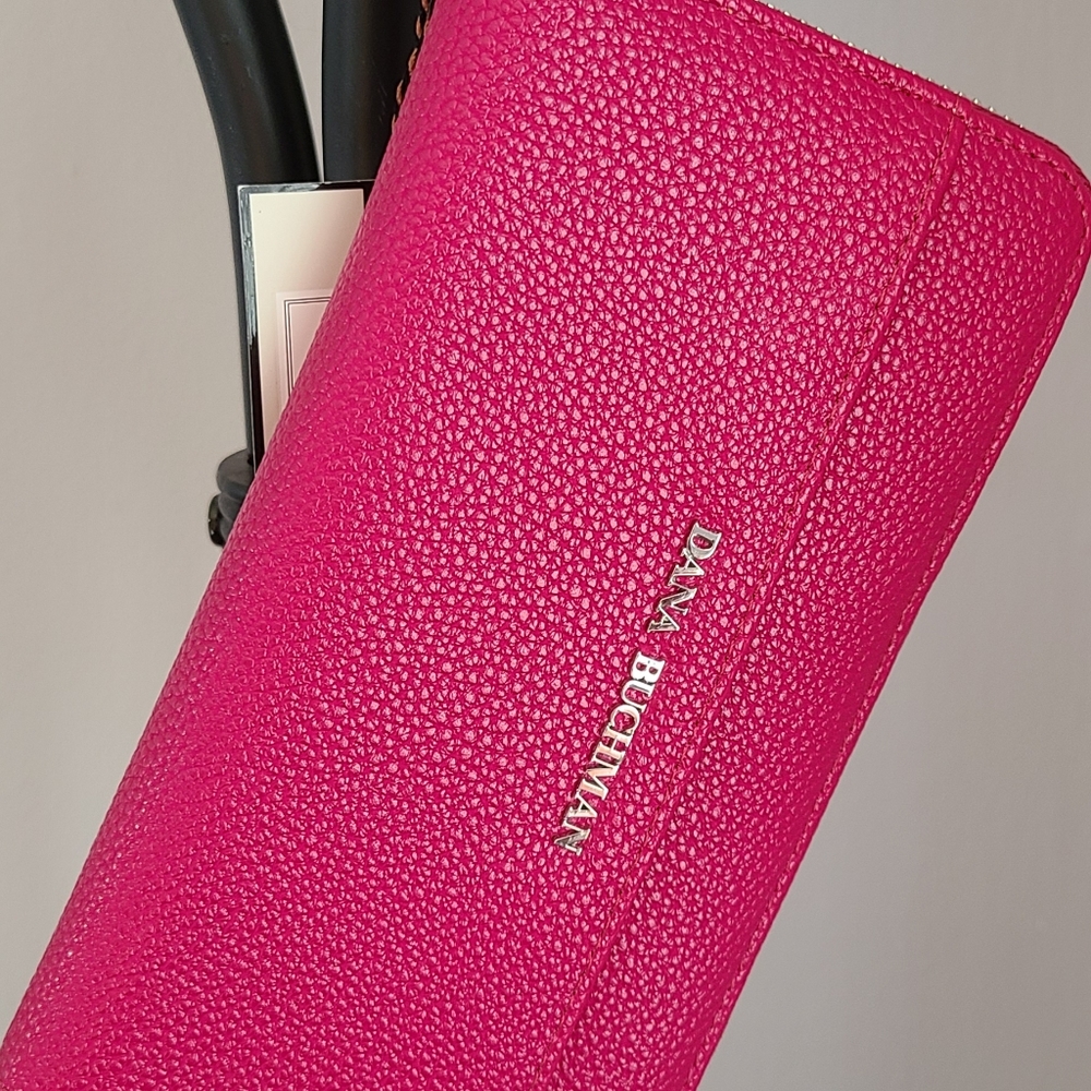 Dana Buchman Pink Clutch, Wristlet, Wallet